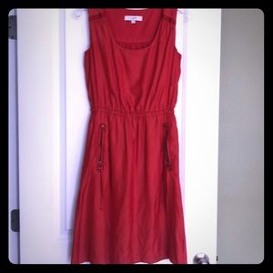 LOFT Red/Orange Dress